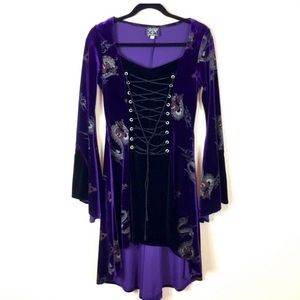 Shrine of Hollywood Purple Dragon Lady Dress